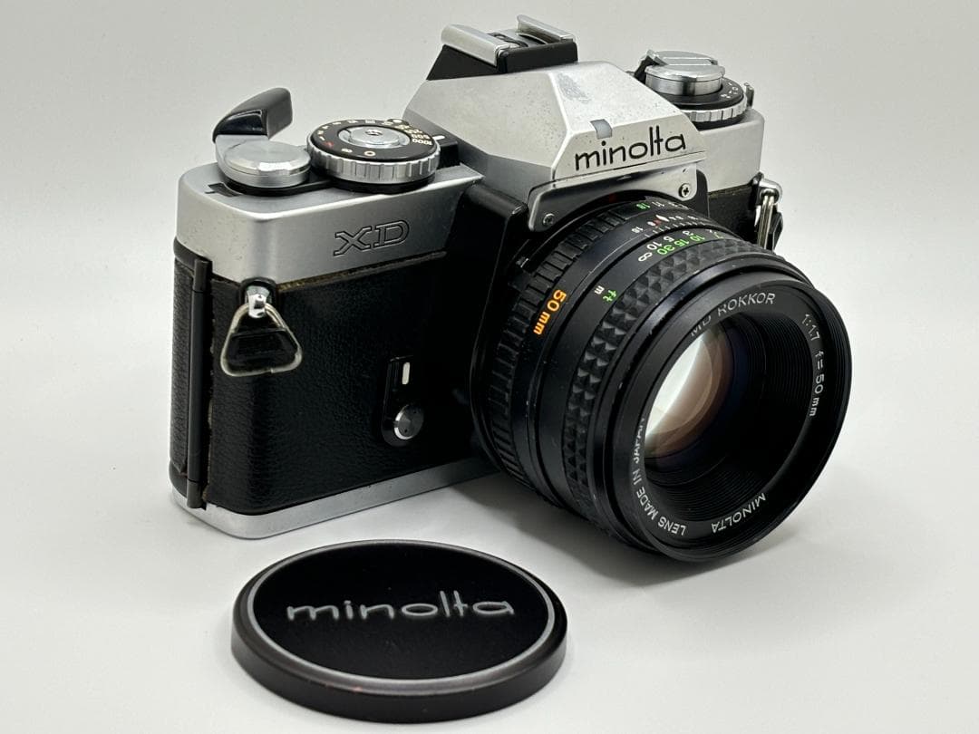 Minolta ミノルタ XD レンズ 50mm MD ROKKOR f/1.7