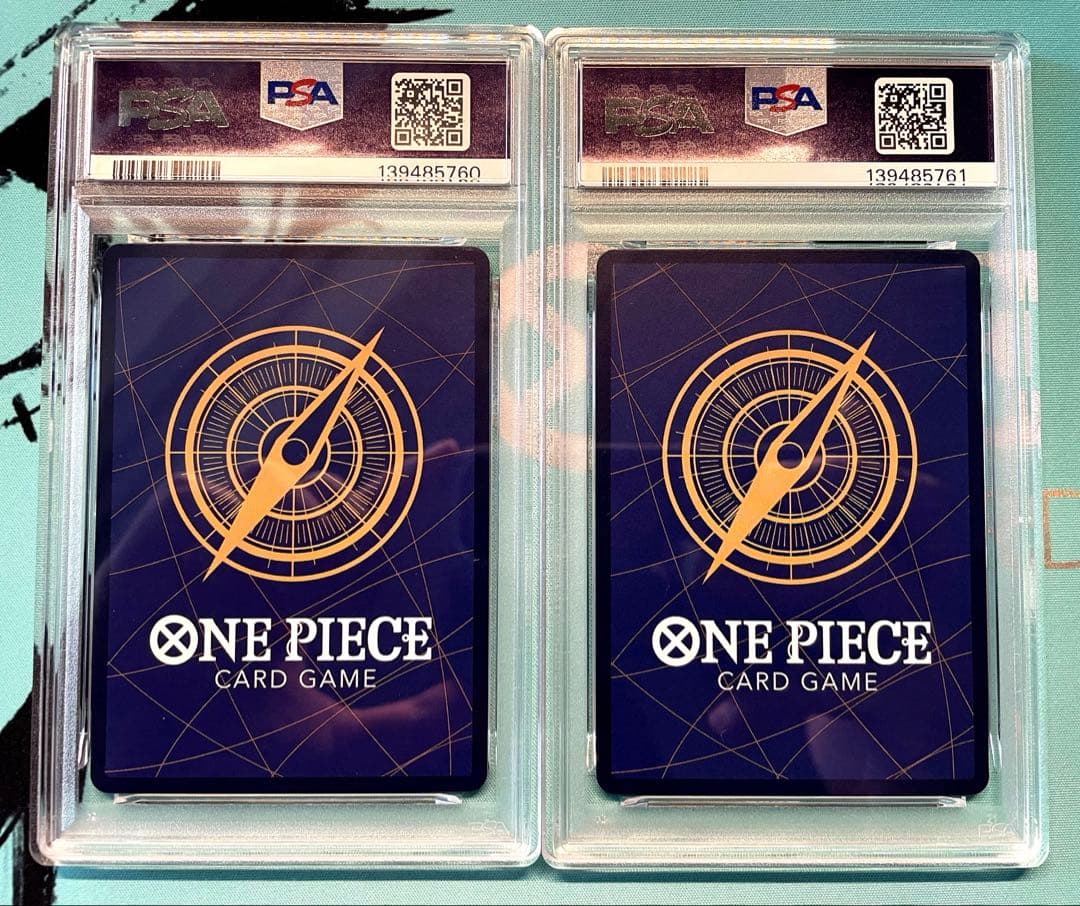 ワンピースカード　サボ　8パックバトル　プロモ　2枚　PSA10 2連番