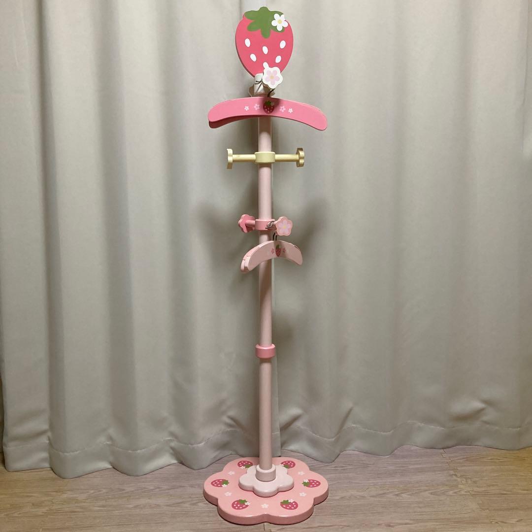 マザーガーデン 木製 ポールハンガー ポールスタンド ハンガーラック