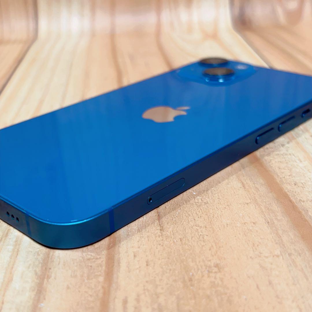 SIMフリー 本体 iPhone 13 128 GB ブルー 582 電池新品