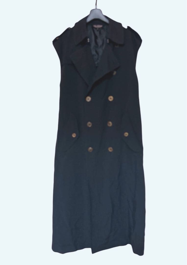 専用です！新品未使用⭐︎ブラックコムデギャルソン黒ノースリーブ ロングコート