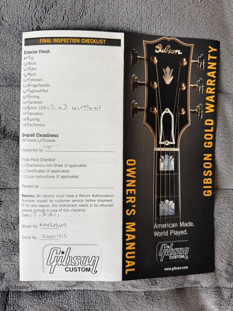 祭屋さん　Gibson J-45 Standard VS