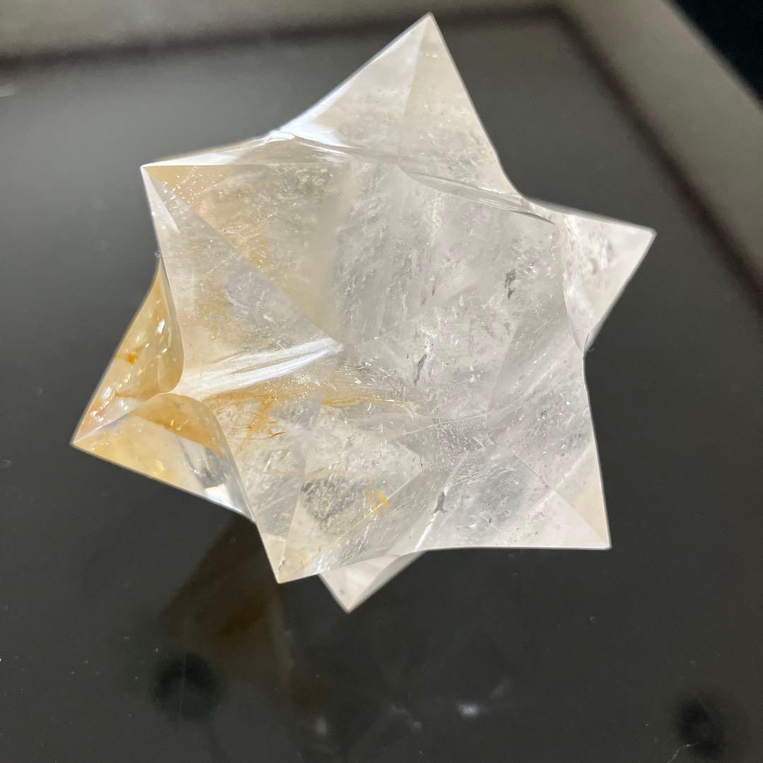 chunさま専用超高品質！ライモナイト入り　水晶　アステロイド天然石置物