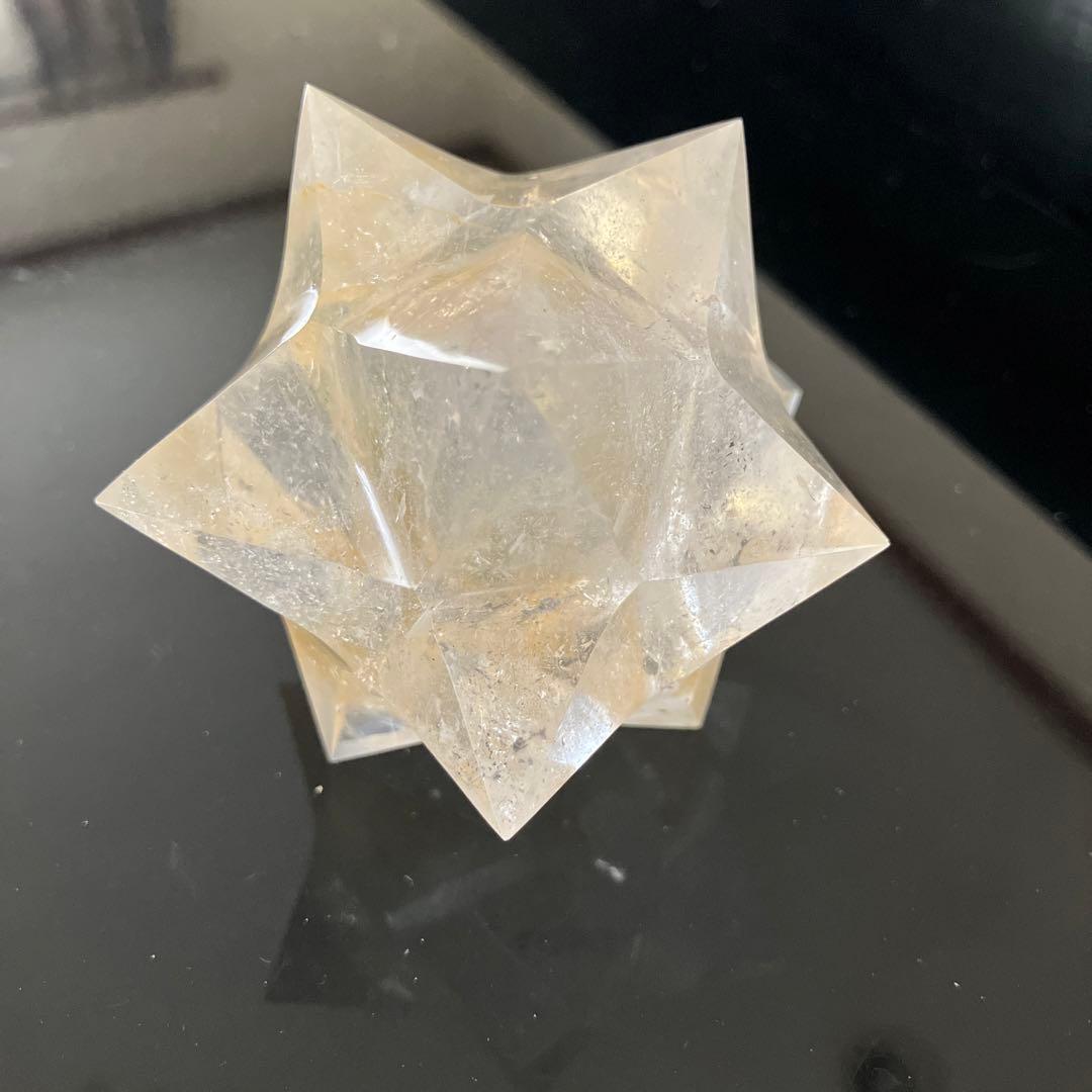 chunさま専用超高品質！ライモナイト入り　水晶　アステロイド天然石置物