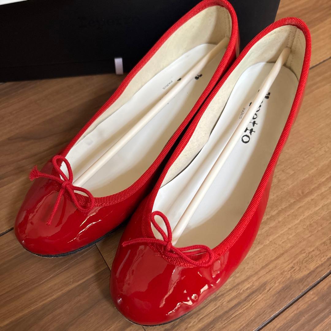 レペット　エナメル バレエシューズ　37
