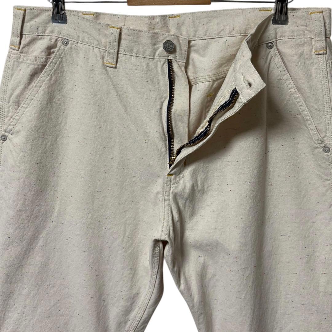 児島ジーンズ カラーネップペインターパンツ 生成 日本製 岡山 児島 アメカジ