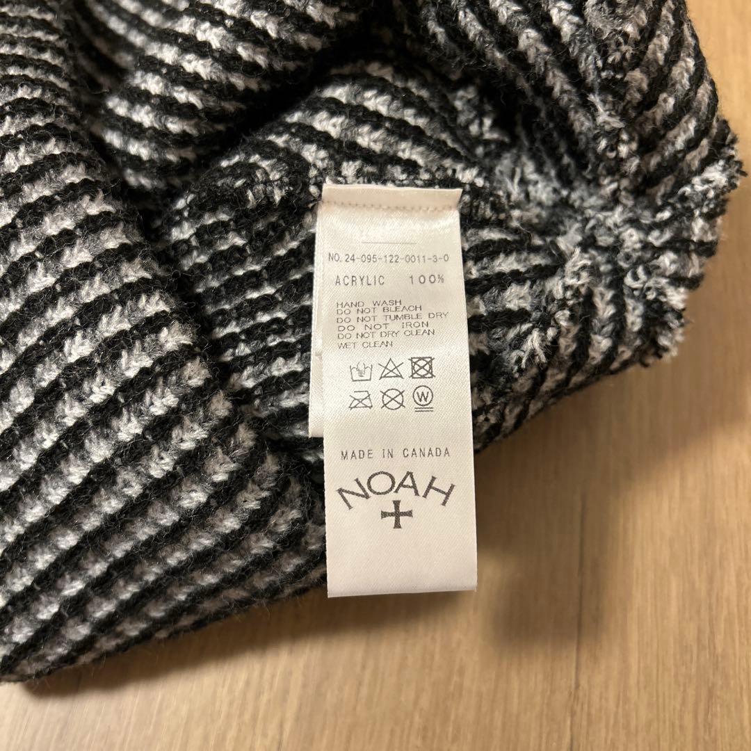 NOAH ニット帽・ビーニー 黒・白