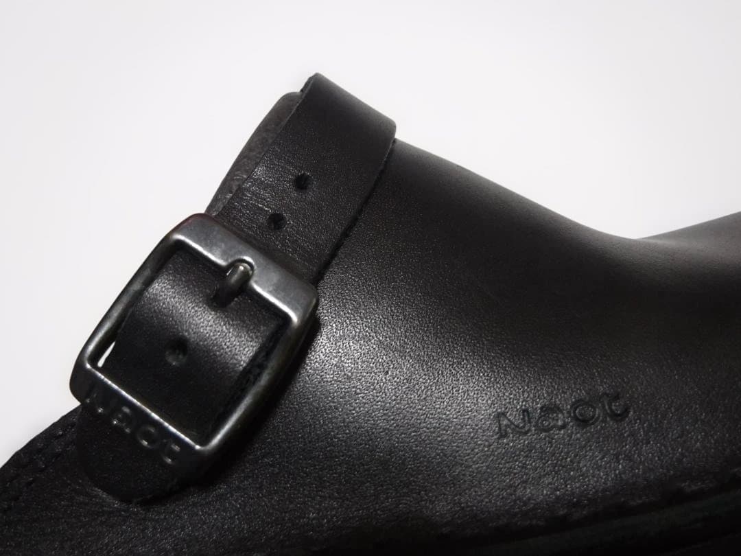 NAOTナオト 美品 定番 黒クロッグ サボサンダル IRIS 37