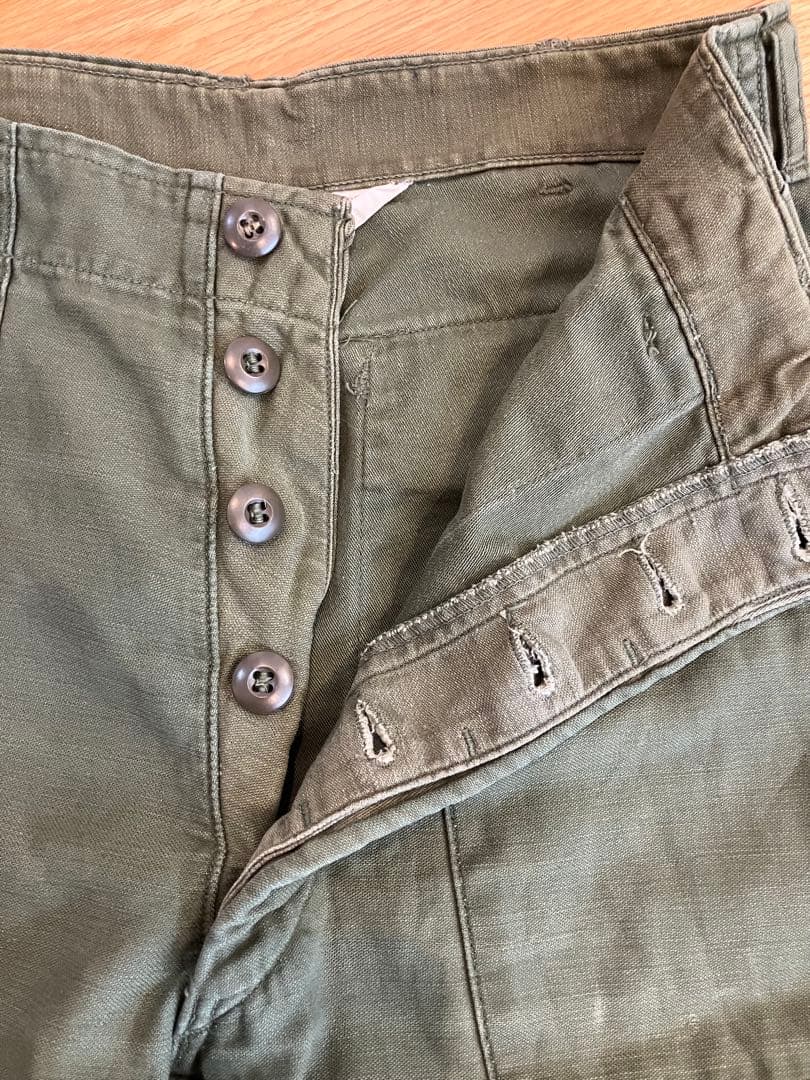 70’s US ARMY OG107 ベイカーパンツ DSA74年 ヴィンテージ