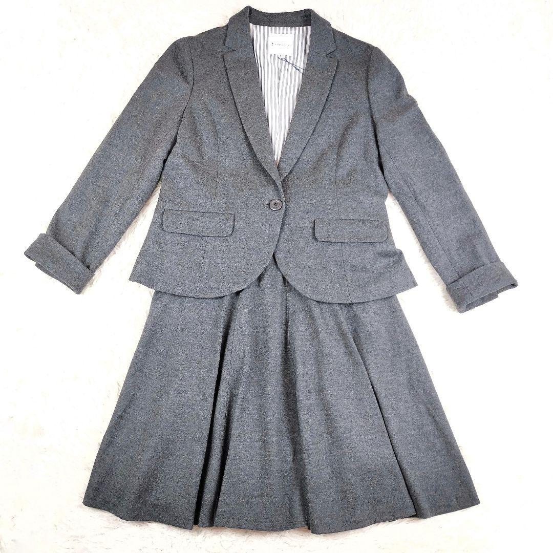 【タグ付き新品未使用】 組曲 スーパーファインウール スカート セットアップ