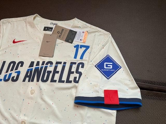 大谷翔平2025CITYコネクトNIKELIMITEDジャージ♯34パッチ付　L