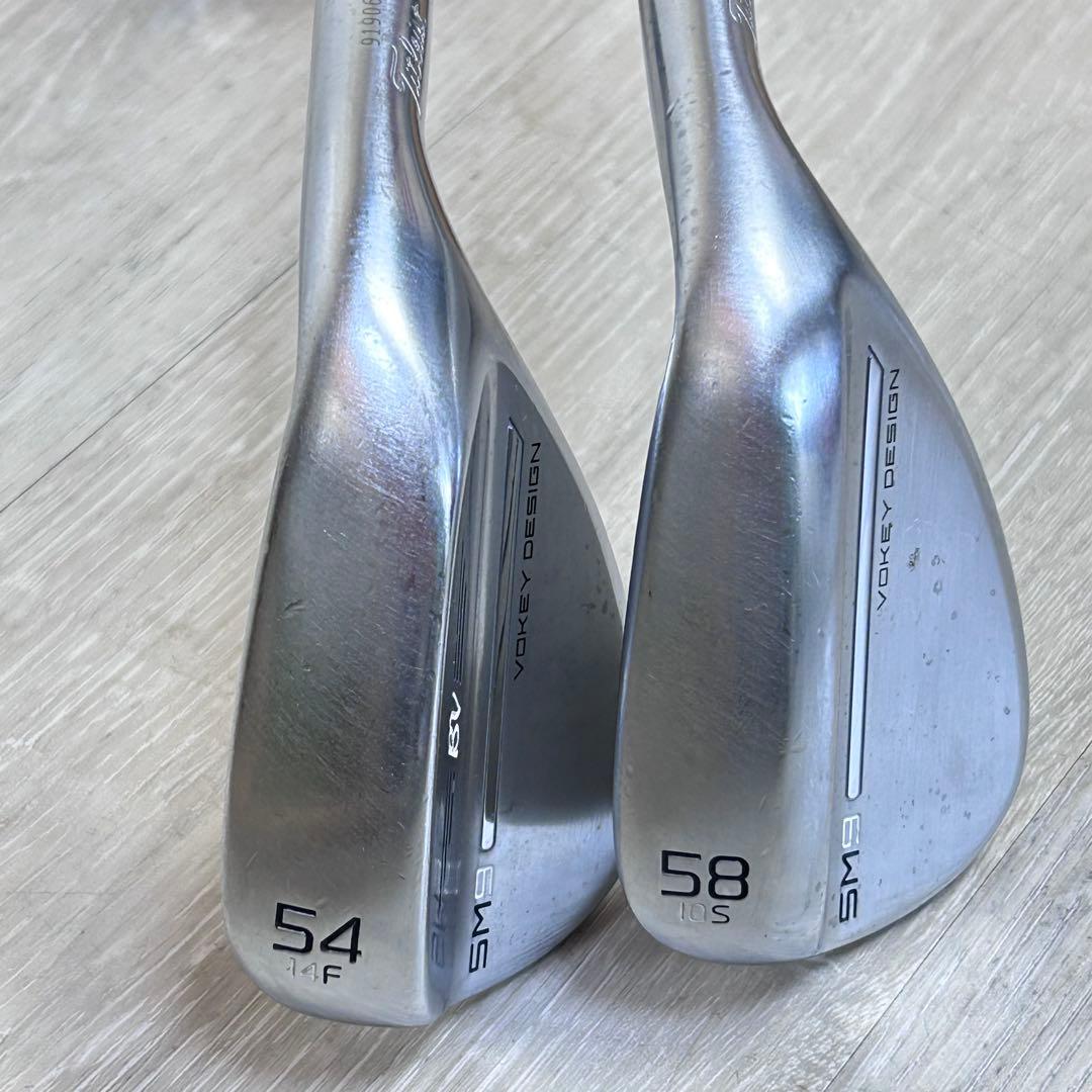 【メンズ右】タイトリスト VOKEY SM9 54°14F & 58°10S
