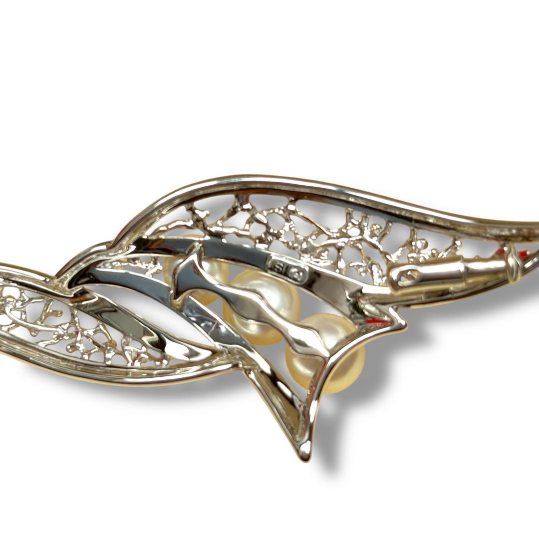 【美品】TASAKI 田崎 パール ブローチ 付属品あり