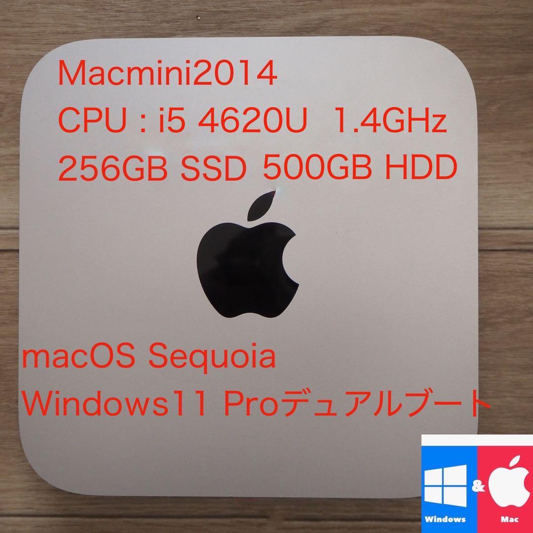 1⭕️ Macmin i2014,4GB,256GB SSD,500GB HDD