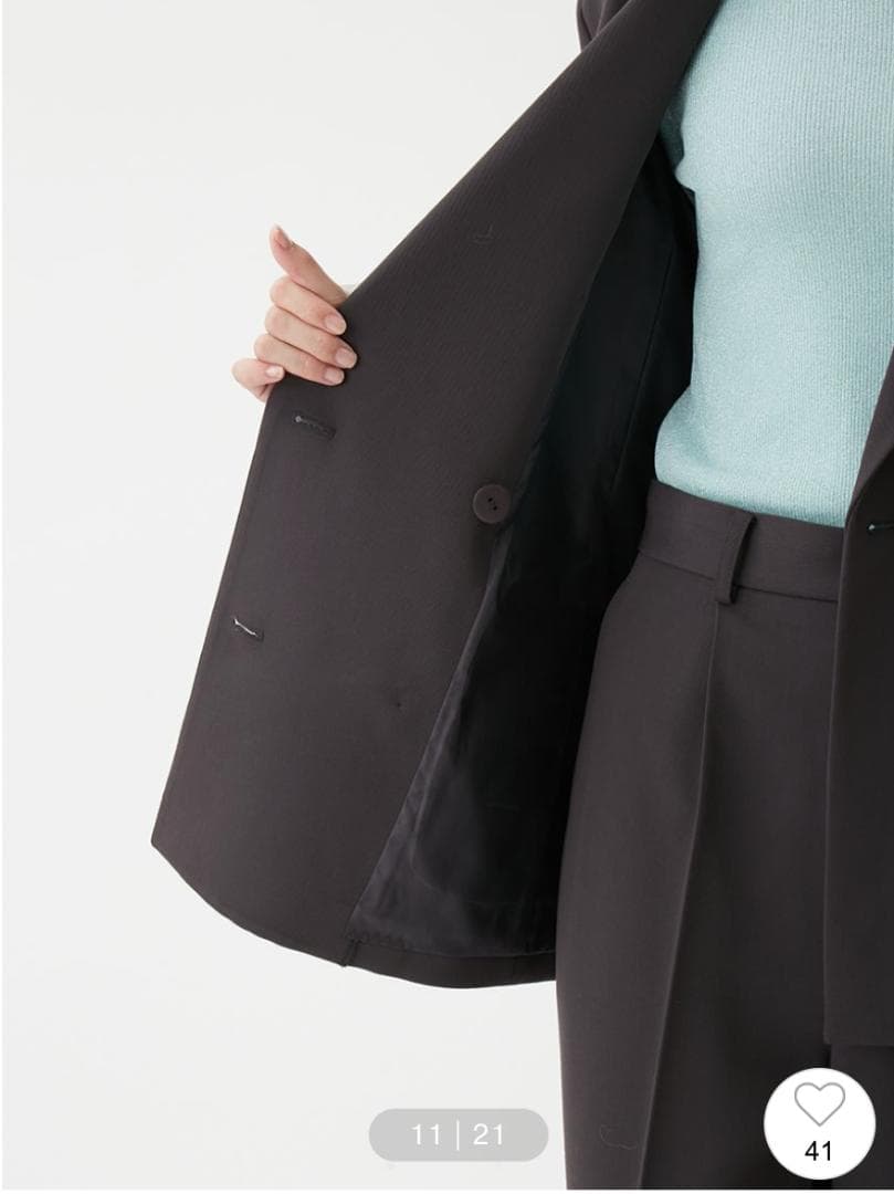 【新品未使用】今期新作！MilaOwen(ミラ オーウェン)ジャケット