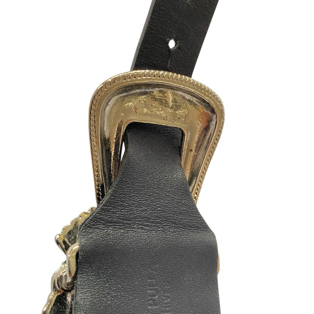 トーガプルラ 美品 コンチョバングル ブレスレット ターコイズ レザーベルト