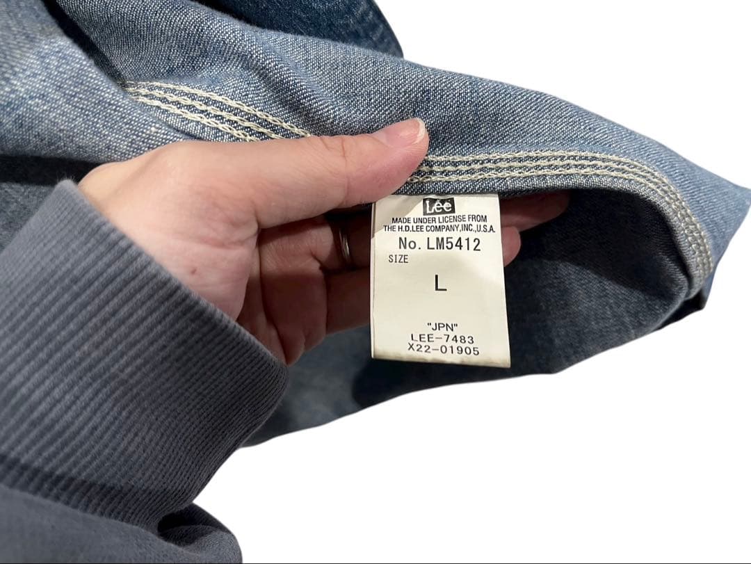 ◯Lee 91-J デニムジャケット サイズ40 サイズL