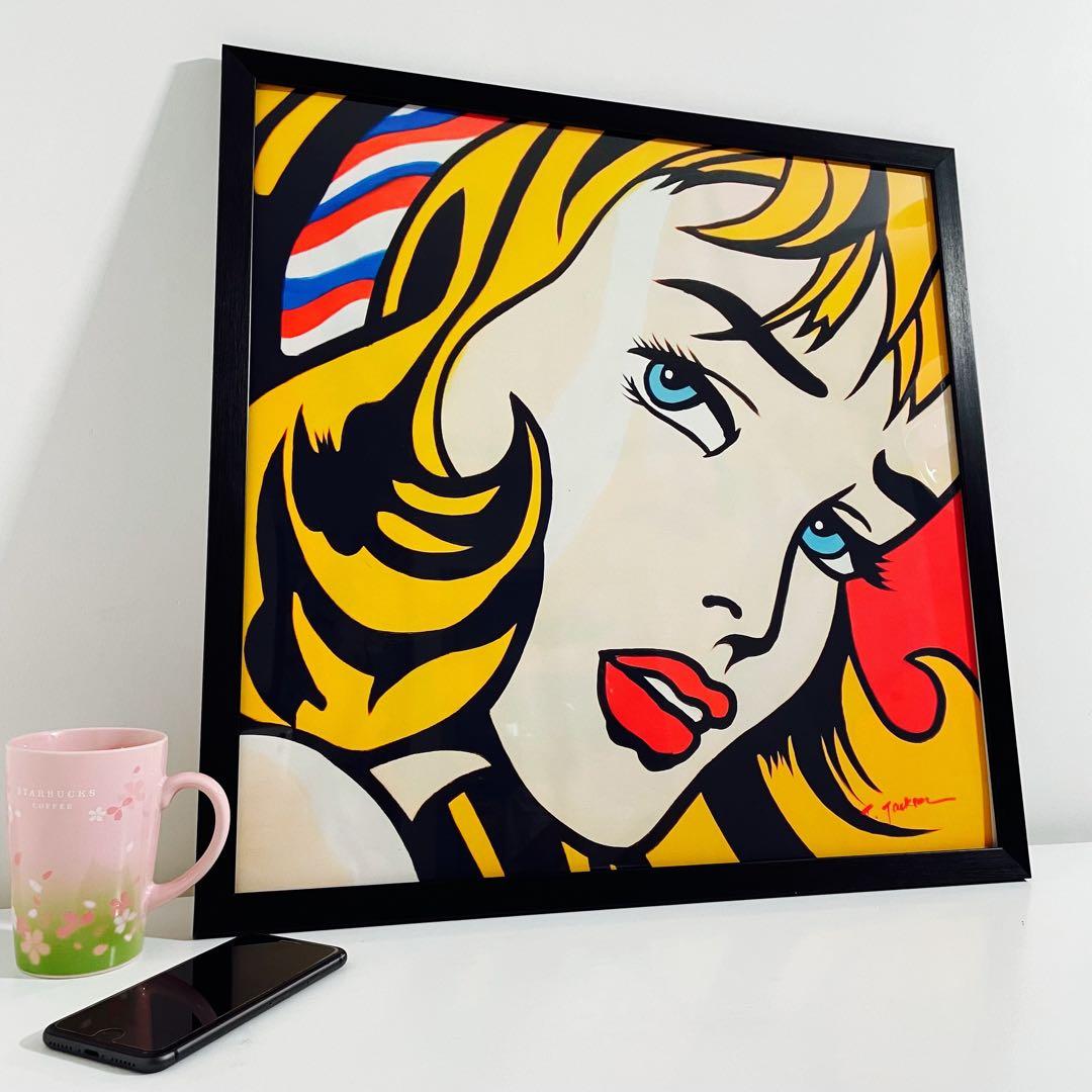 【額付50cm×50cmポスター】ロイ リキテンスタイン（新品）