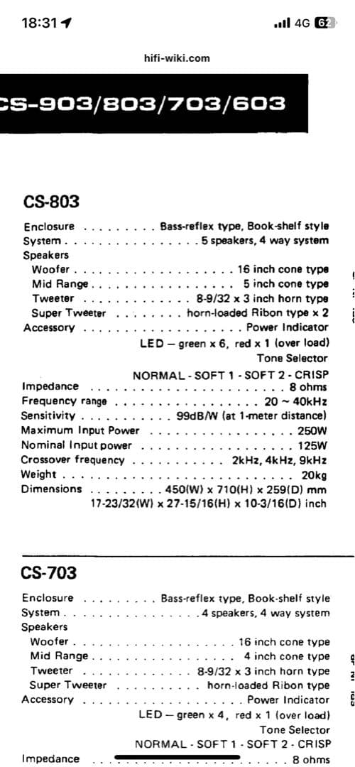 ① 日本未発売Pioneer CS-803 スピーカー