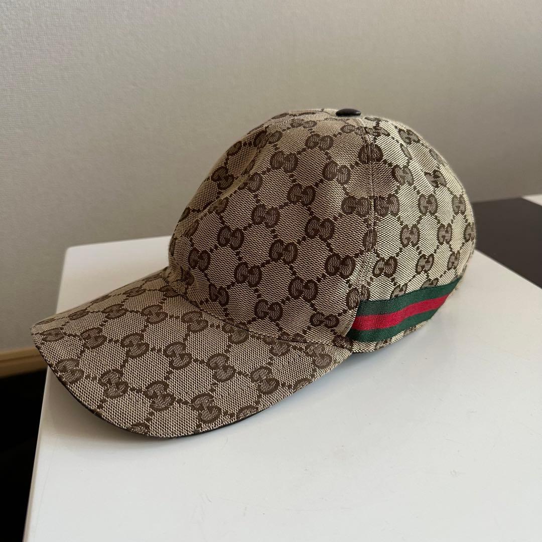 GUCCI GGパターン　キャップ