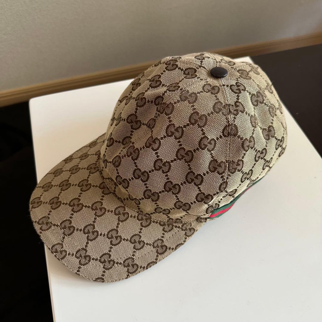 GUCCI GGパターン　キャップ