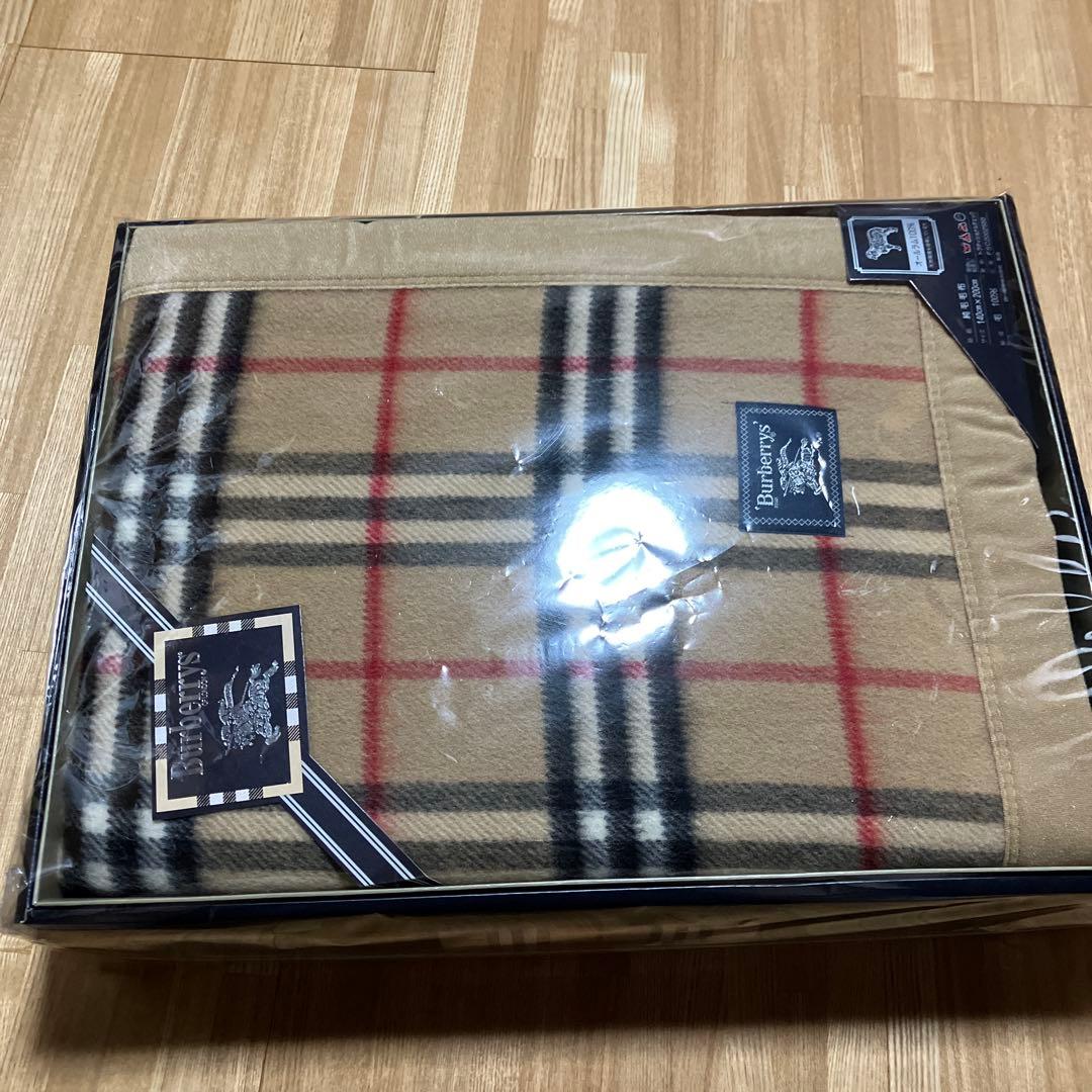 Burberry's ウール毛布 140x120cm