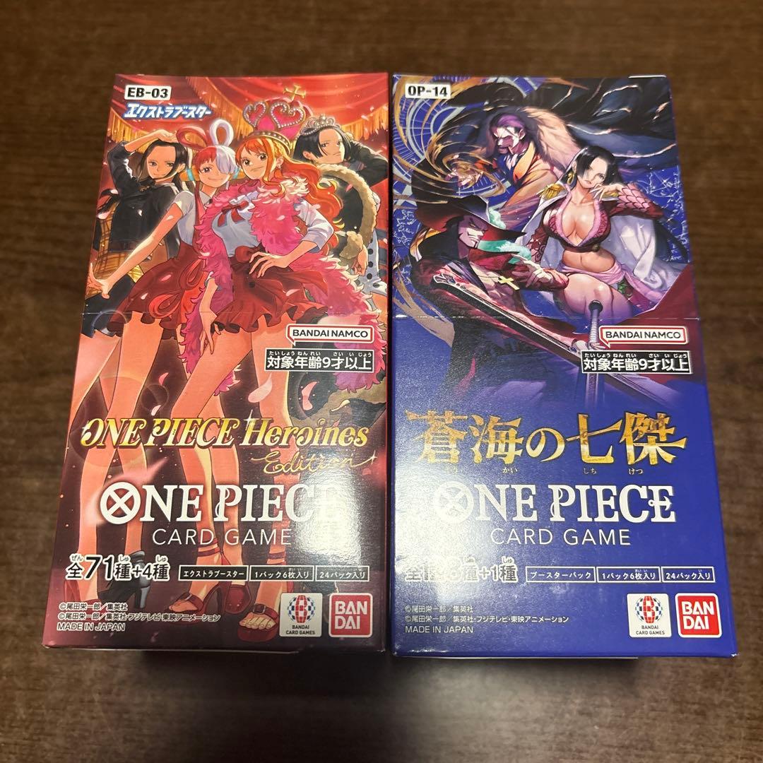 未開封BOX ヒロインエディション、蒼海の七傑　テープ付き