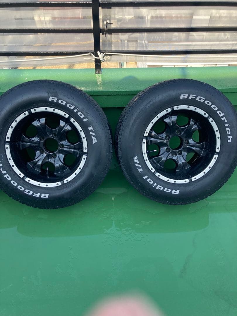 VAT69さん専用 10Jアルミホイール、BFグッドリッチタイヤ付4本セット