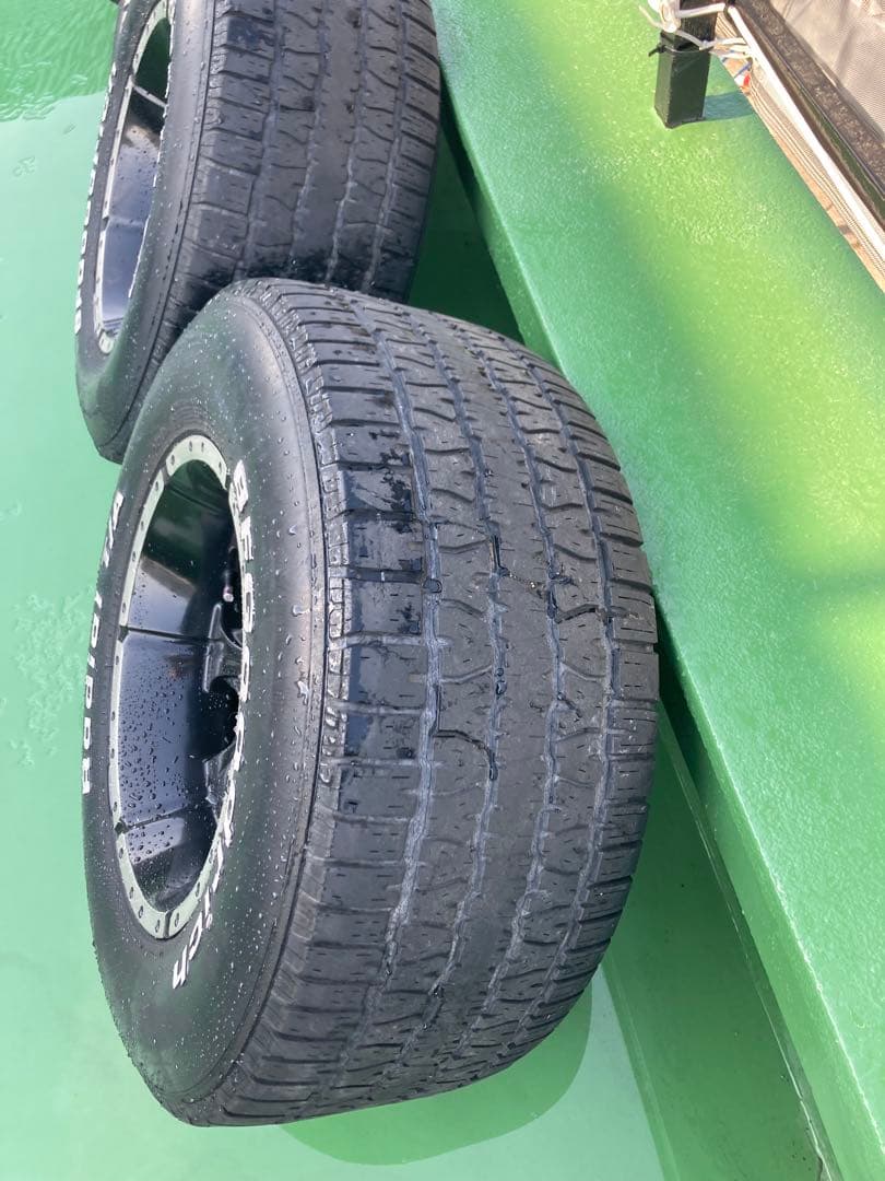 VAT69さん専用 10Jアルミホイール、BFグッドリッチタイヤ付4本セット