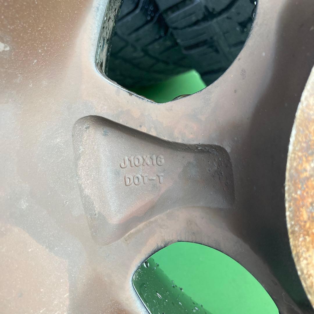 VAT69さん専用 10Jアルミホイール、BFグッドリッチタイヤ付4本セット