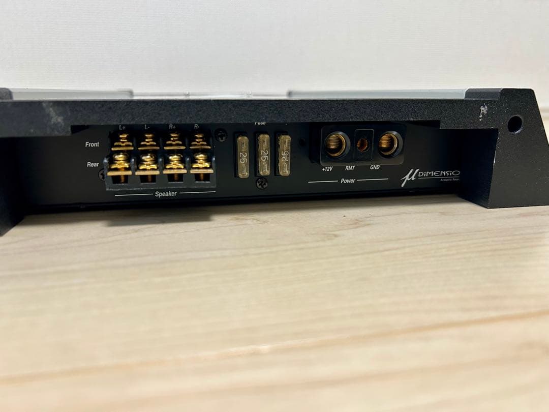 μ-Dimension 4ch パワーアンプ　カーオーディオ　μディメンション