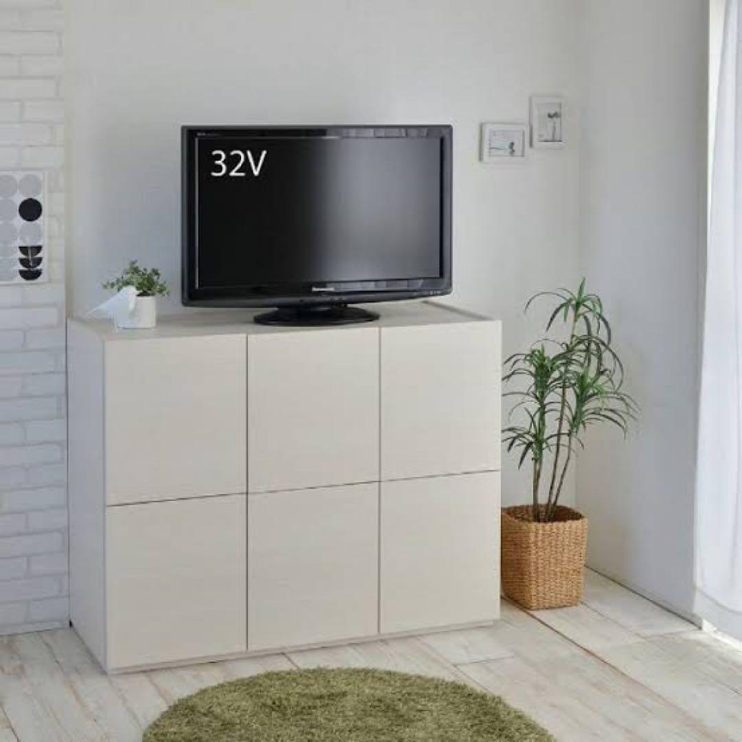 ★美品★ ニトリ 6枚ドアキャビネット