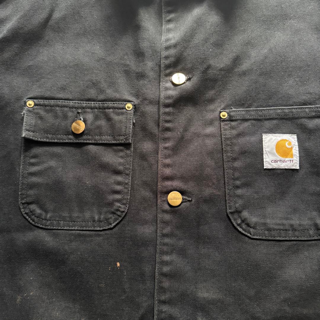 Carhartt ミシガンチョアコート 90's ペイント ボロ フェード