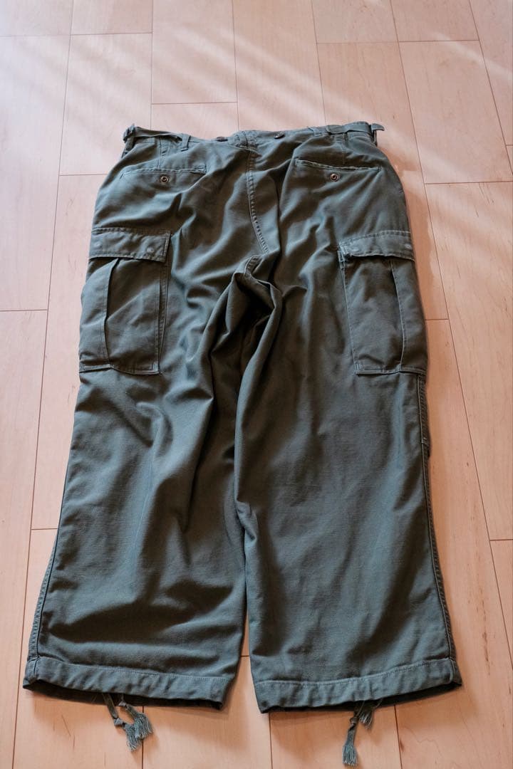 米軍 M-51 フィールドカーゴパンツ SCOVILLジップ カーキ 古着