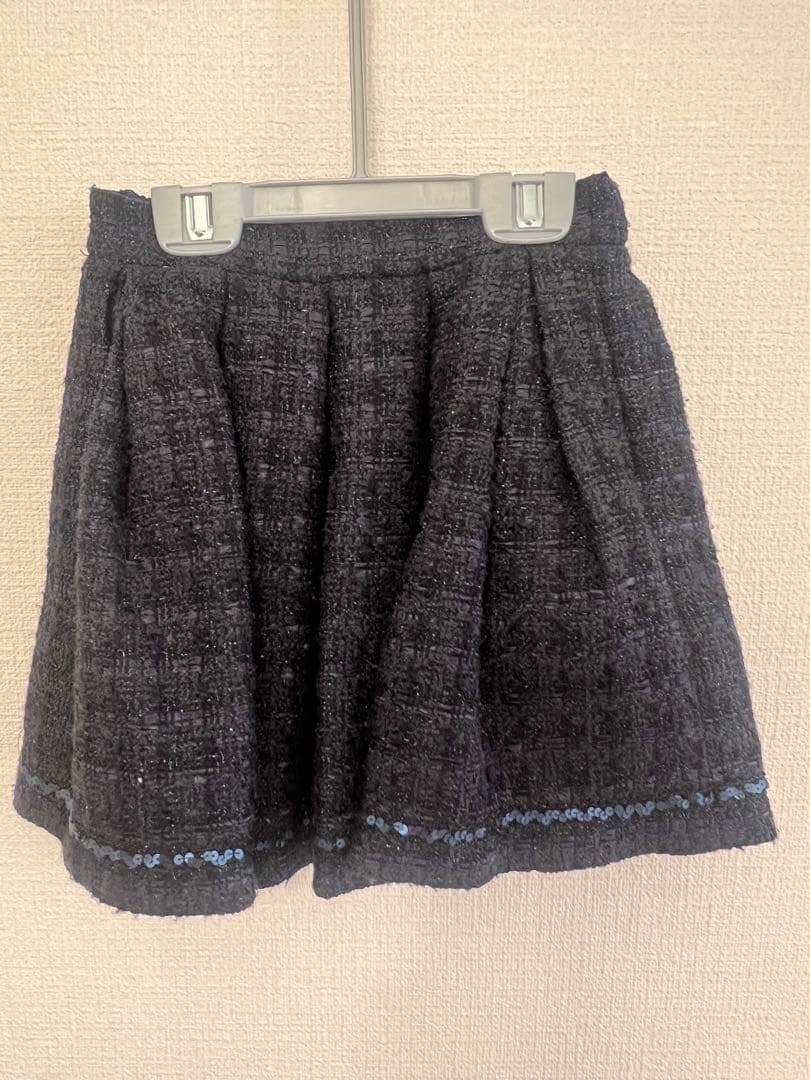 kate spade ネイビー ツイード スーツ120 入学式　卒園式