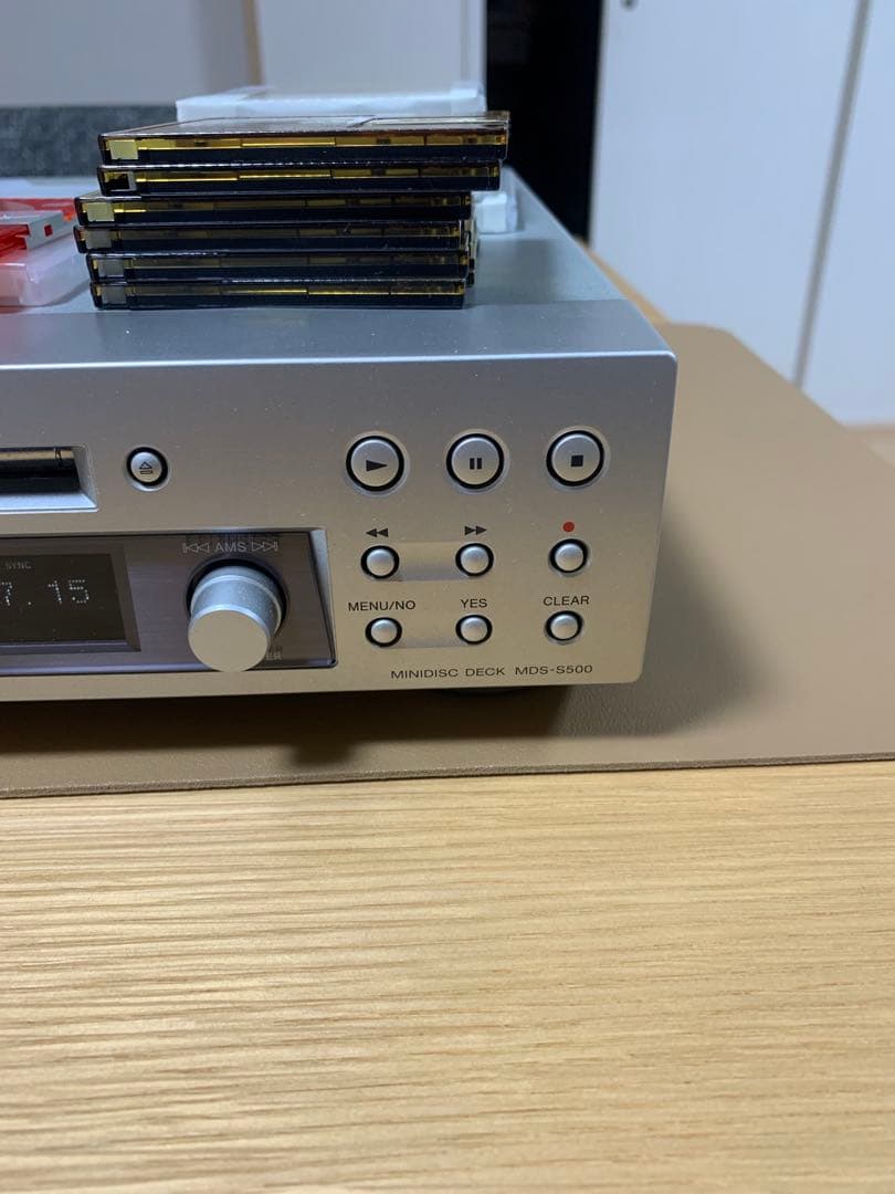 SONY MDS-S500 MDデッキ シルバー 動作品