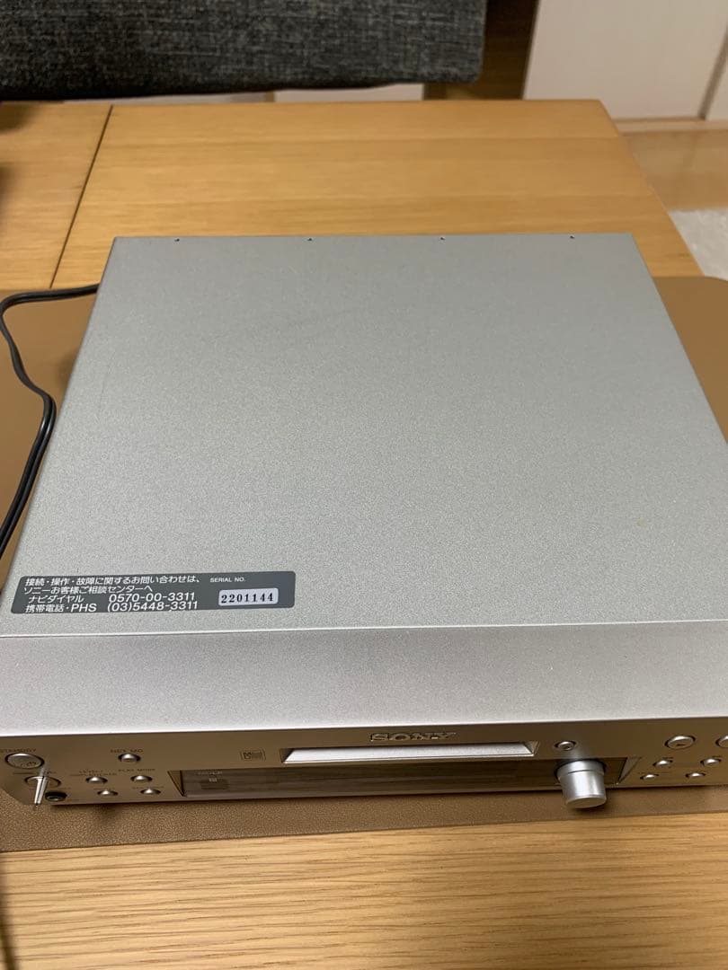 SONY MDS-S500 MDデッキ シルバー 動作品