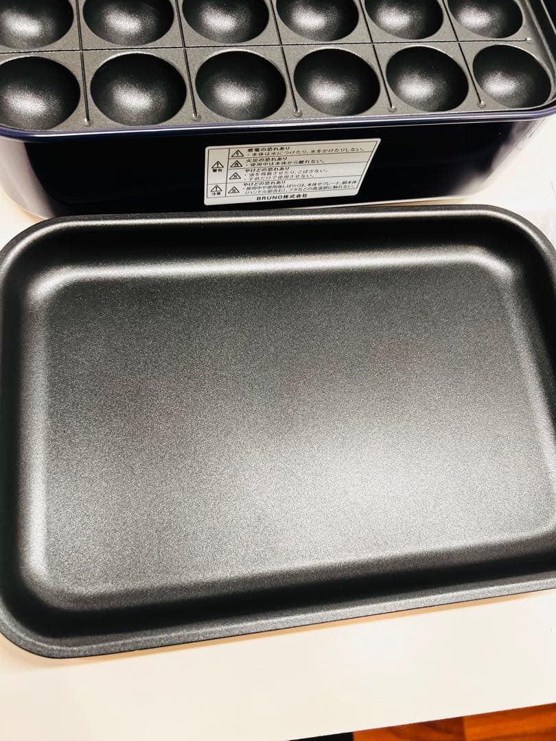 ★極美品★ブルーノ コンパクト ホットプレート BOE021-NV