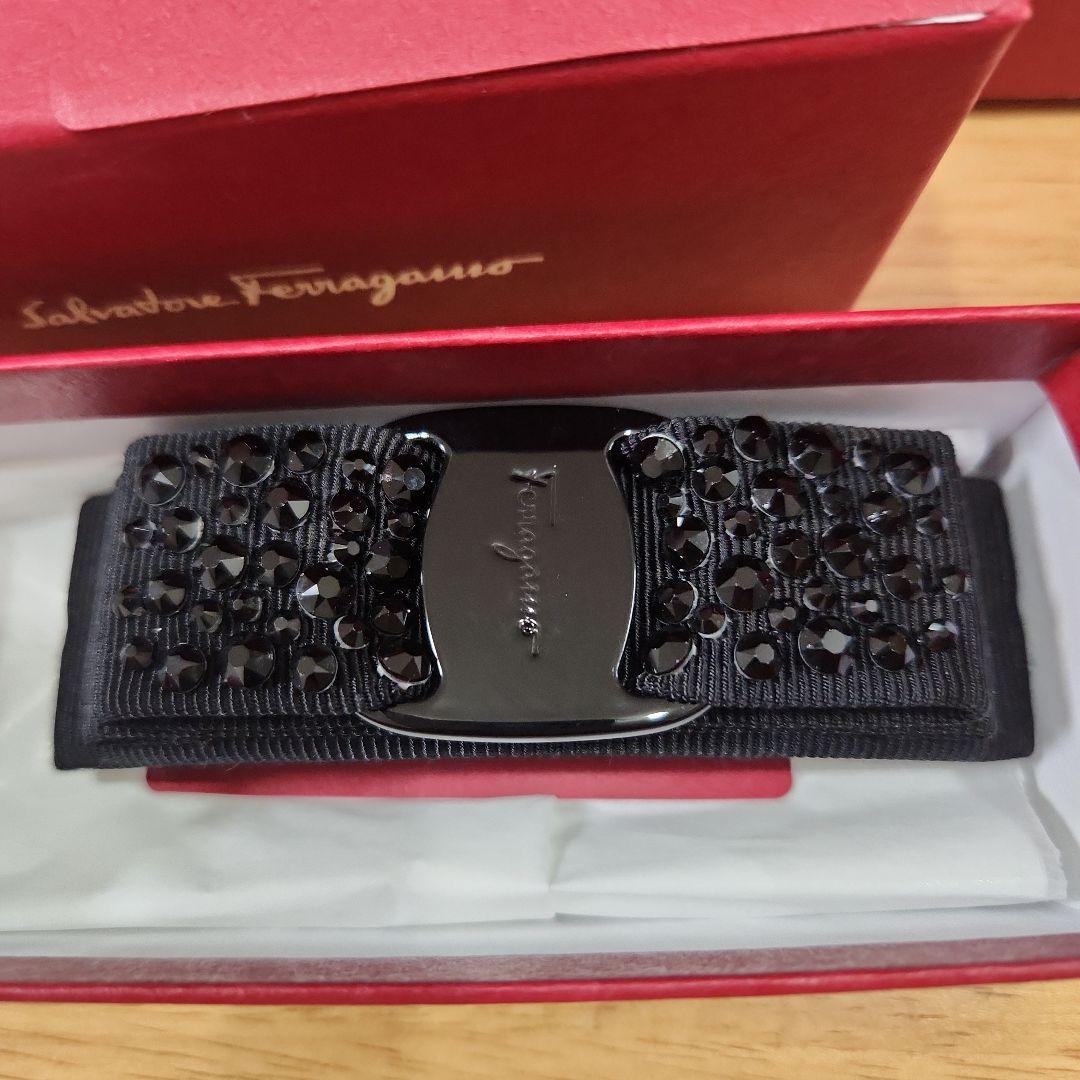 Salvatore Ferragamo ビジュー付　バレッタ