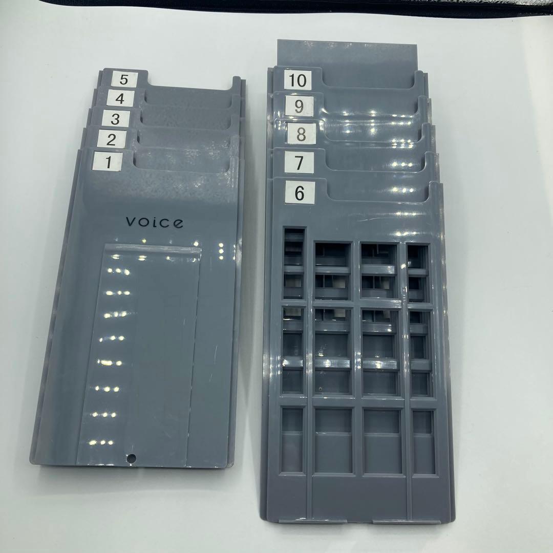 VOICE 自動集計機能付きタイムレコーダー VT-2000 説明書付き