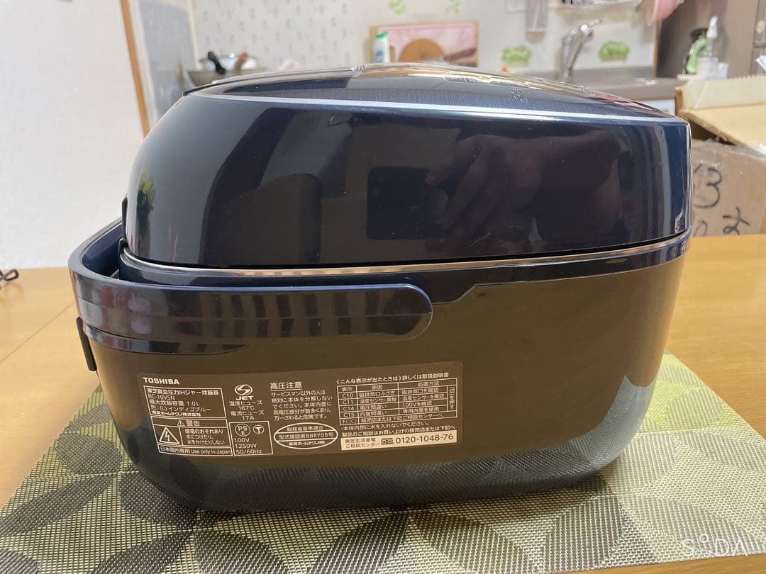 ★★TOSHIBA RC-10VSN　真空圧力かまど炊き　5.5合 動作保証