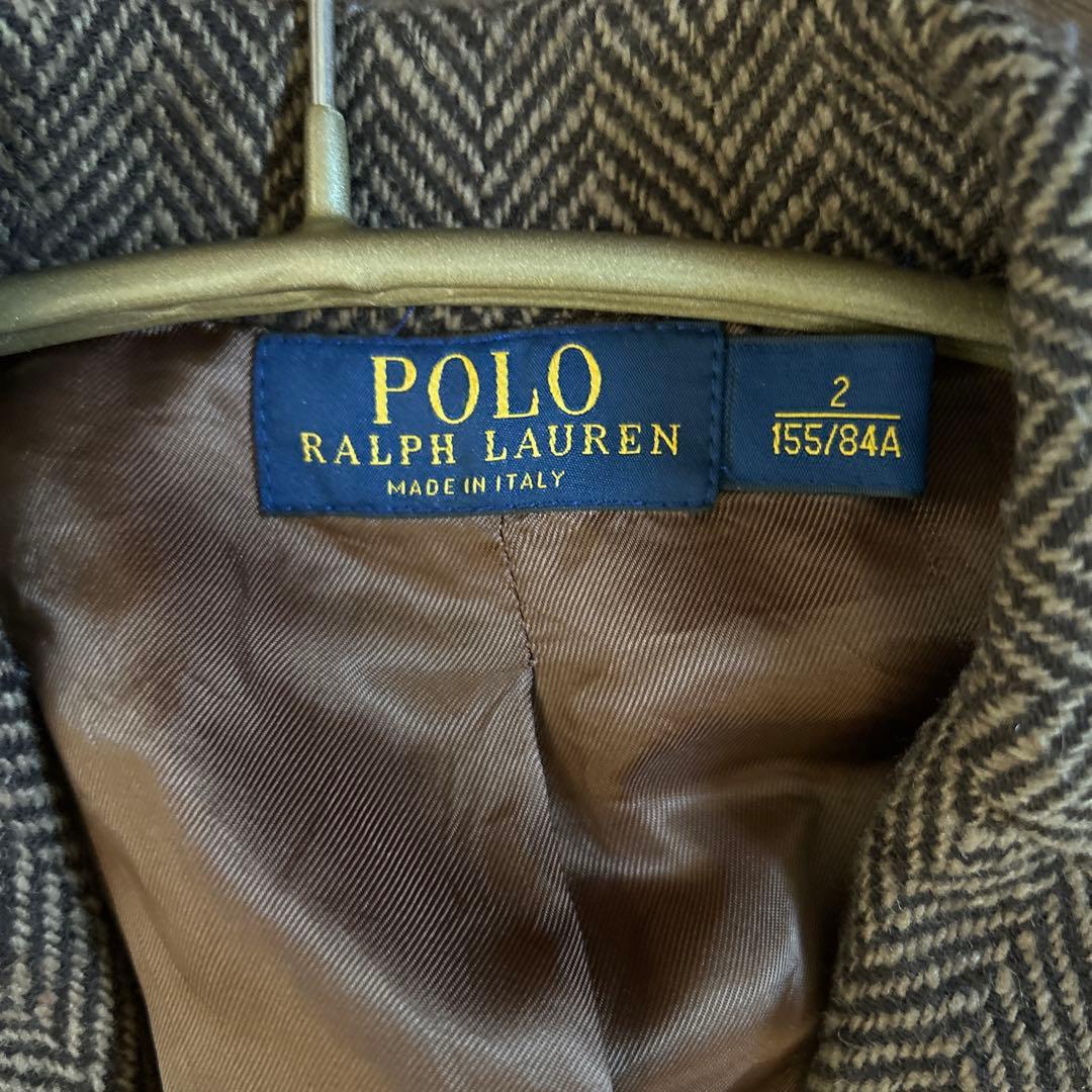 ポロラルフローレン ツイードテーラードジャケット サイズ2