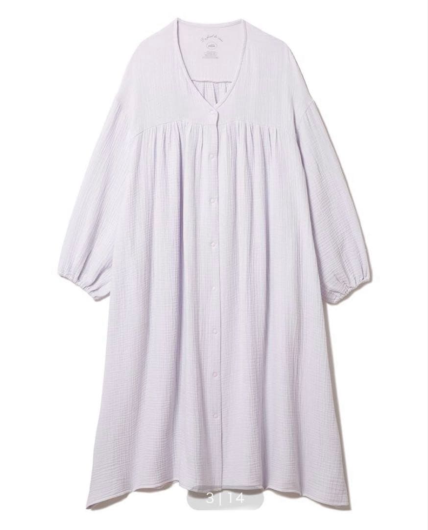 ジェラートピケ マタニティガーゼ前開きドレス　マタニティー　ワンピース　ワンピ