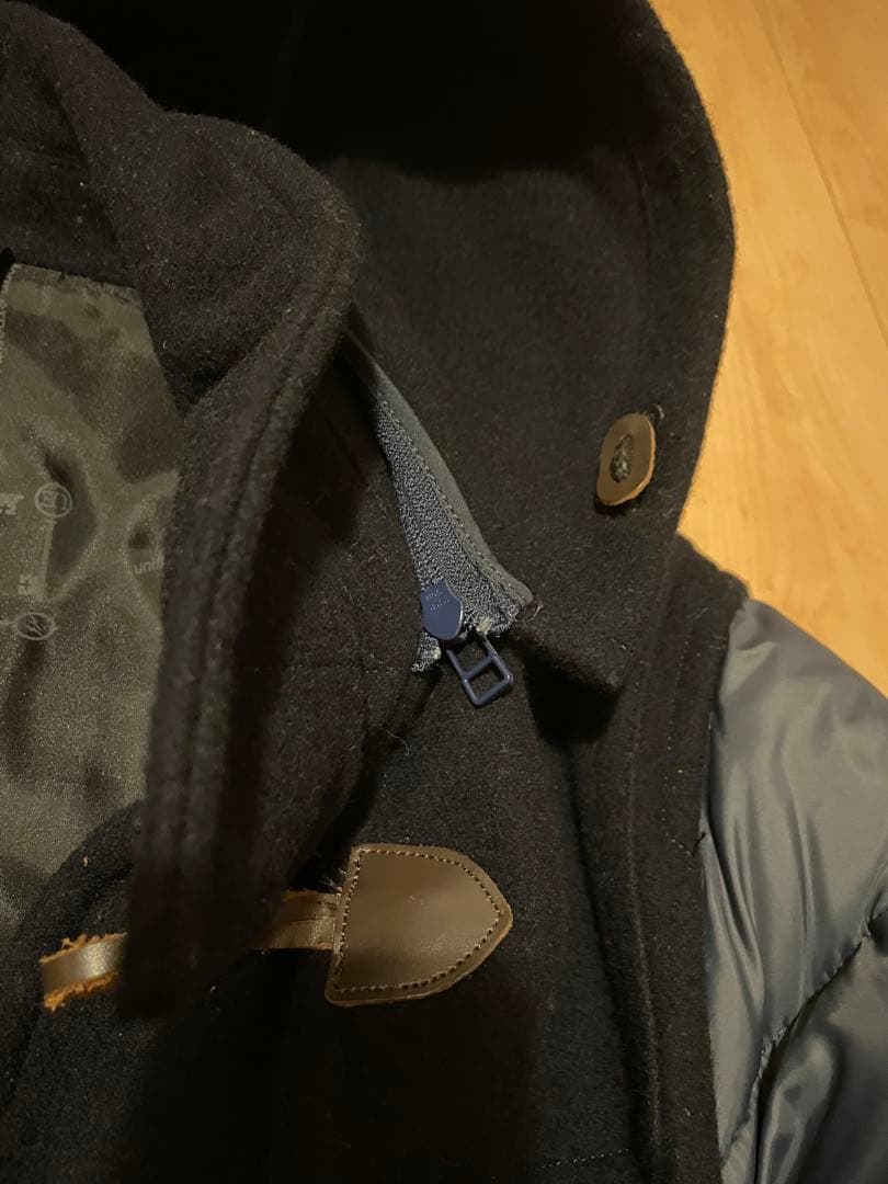 ユニフォームエクスペリメント　ダッフル　ダウン　ネイビー　サイズM