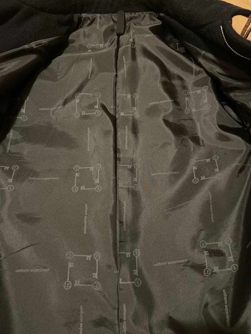 ユニフォームエクスペリメント　ダッフル　ダウン　ネイビー　サイズM