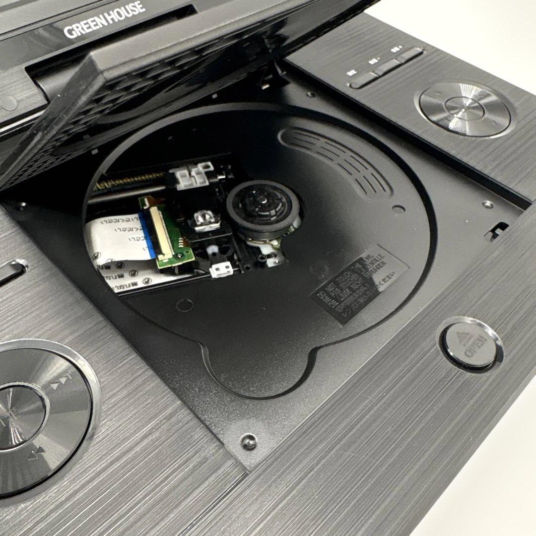 グリーンハウス ブルーレイディスクプレーヤー ブラック GH-PBD11B-BK