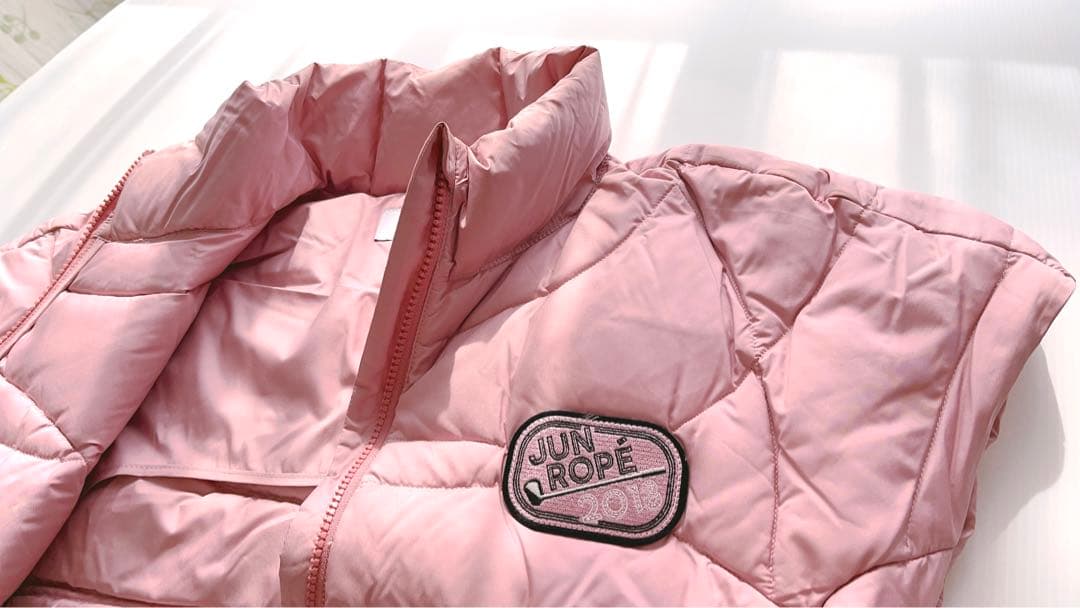ジュンアンドロペ　ダウンジャケット　ピンク