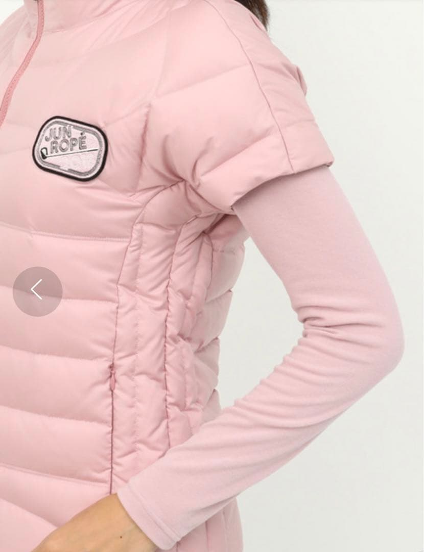 ジュンアンドロペ　ダウンジャケット　ピンク
