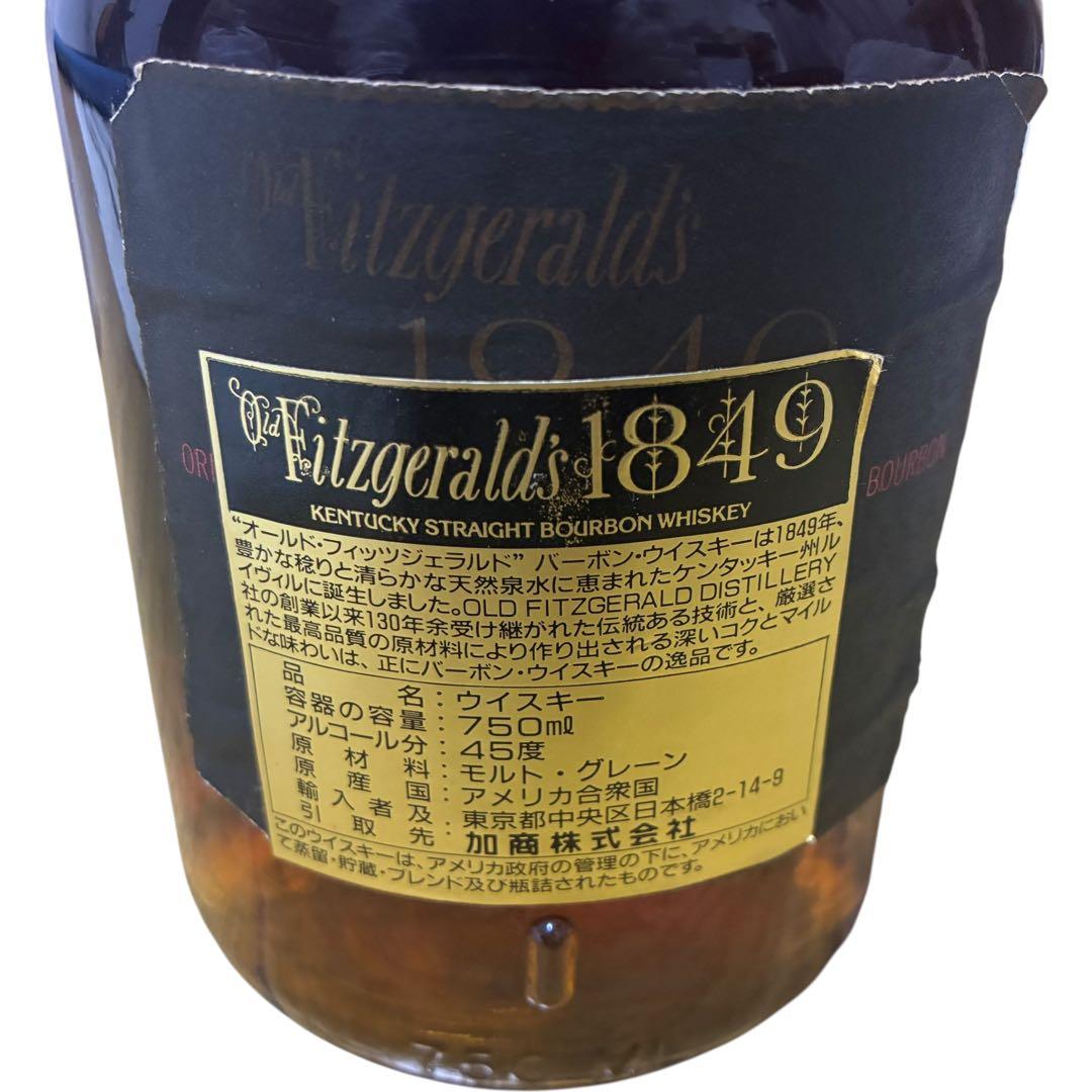 【未開栓】オールドフィッツジェラルド 1849 8年 ウイスキー特級 750ml