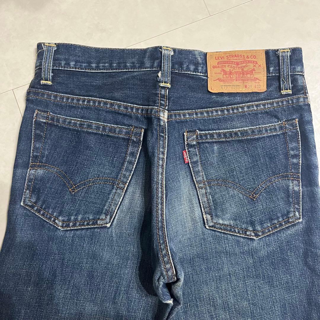 90s リーバイス 517 フレアジーンズ デニム 裏555 USA BIG E